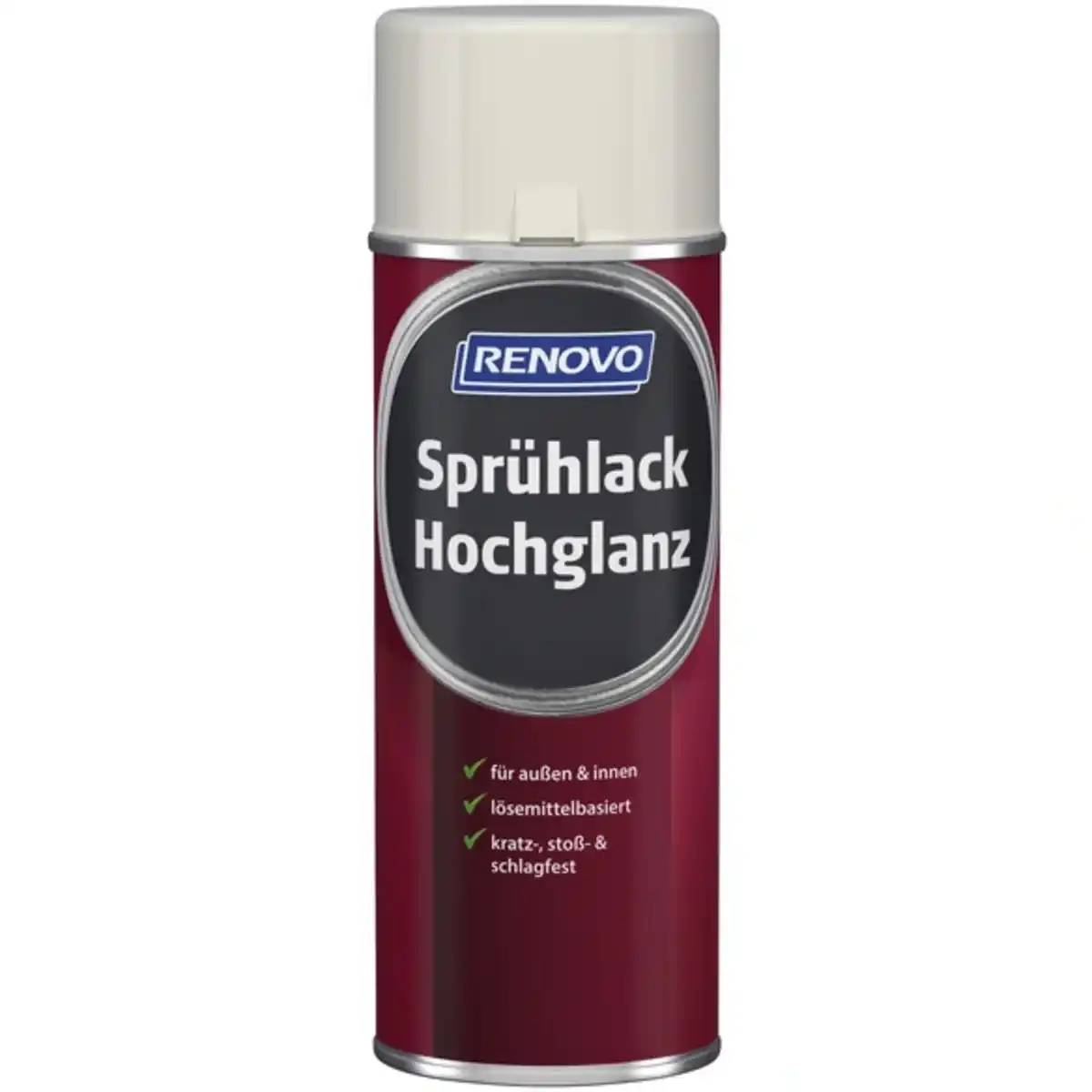 Bild 1 von Sprühlack, reinweiß RAL 9010, hochglänzend, 400ml