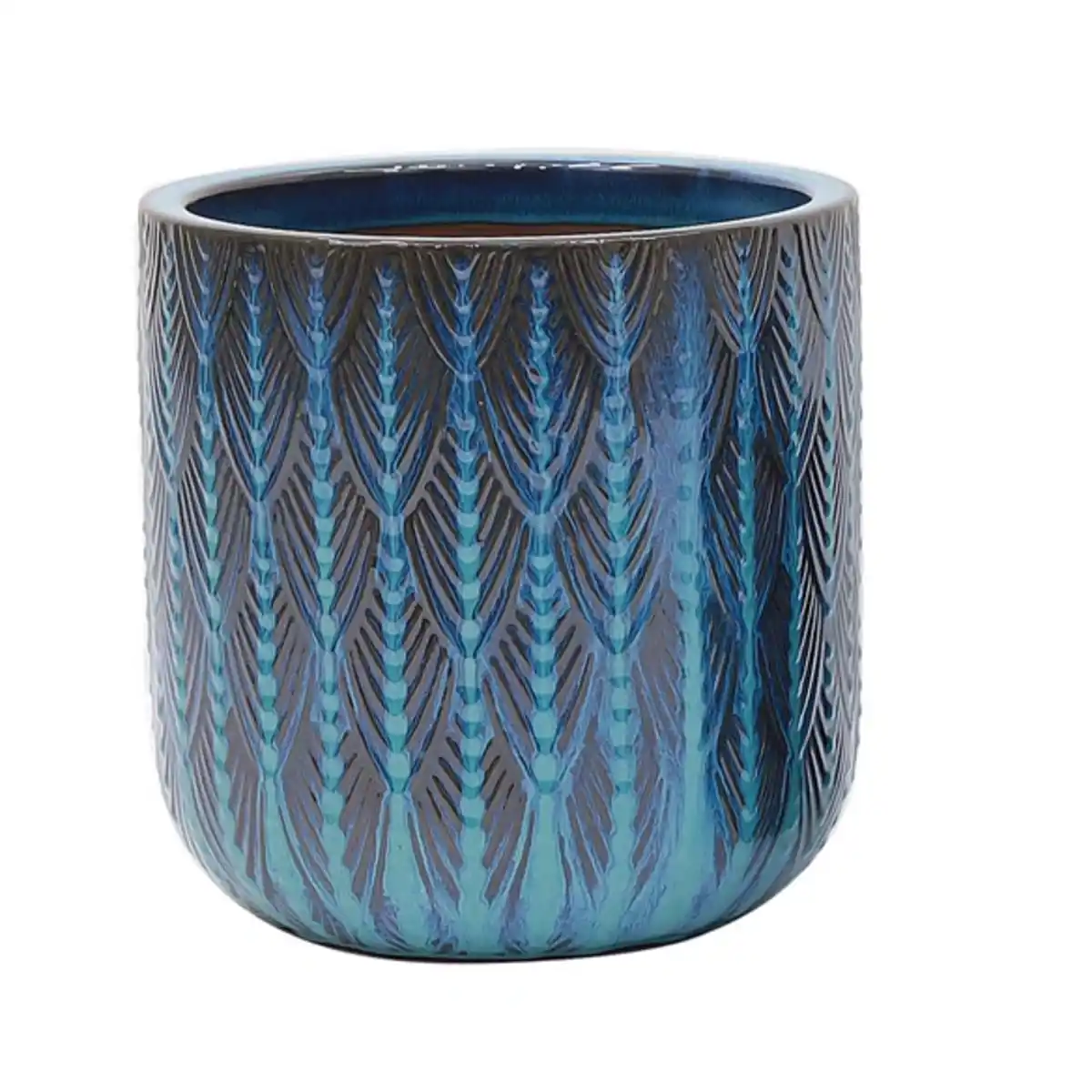 Bild 1 von Pflanzgefäß »Indrah«, Ø x H: 30,5 x 31 cm, grün