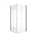Bild 4 von Eckeinstieg »Alexa Style 2.0«, BxH: 80 x 192 cm, Sicherheitsglas, transparent/aluminiumfarben