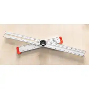 Kraft Werkzeuge Alu-Winkellineal verstellbar 60 cm