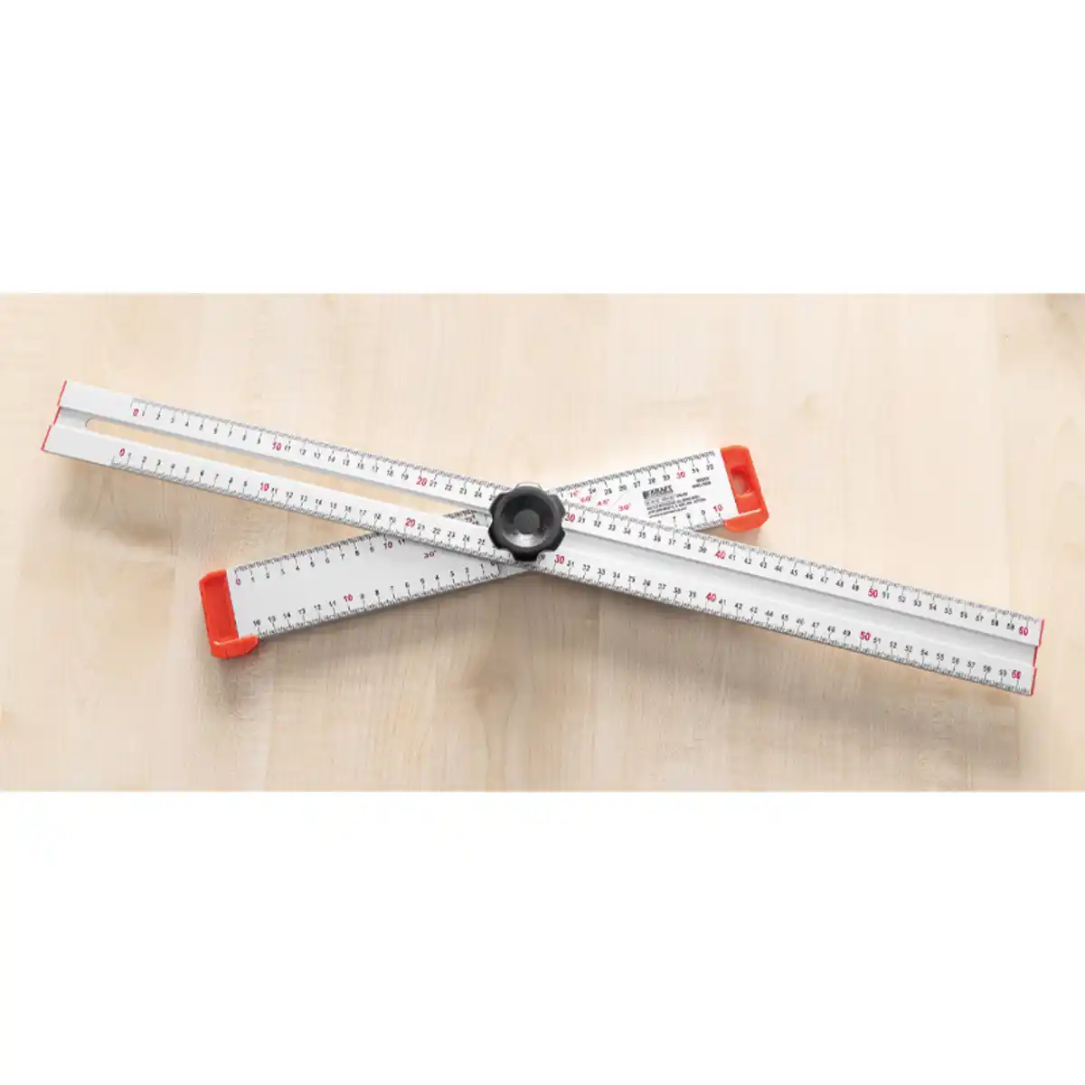 Bild 1 von Kraft Werkzeuge Alu-Winkellineal verstellbar 60 cm