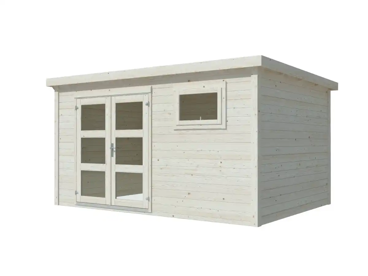 Bild 1 von Palmako Gartenhaus Luna 2 385 x 276 cm naturbelassen