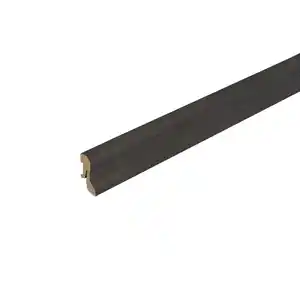 Kosche Laminatsockelleiste Tortuna Dunkelbraun 2400 x 40 x 20 mm