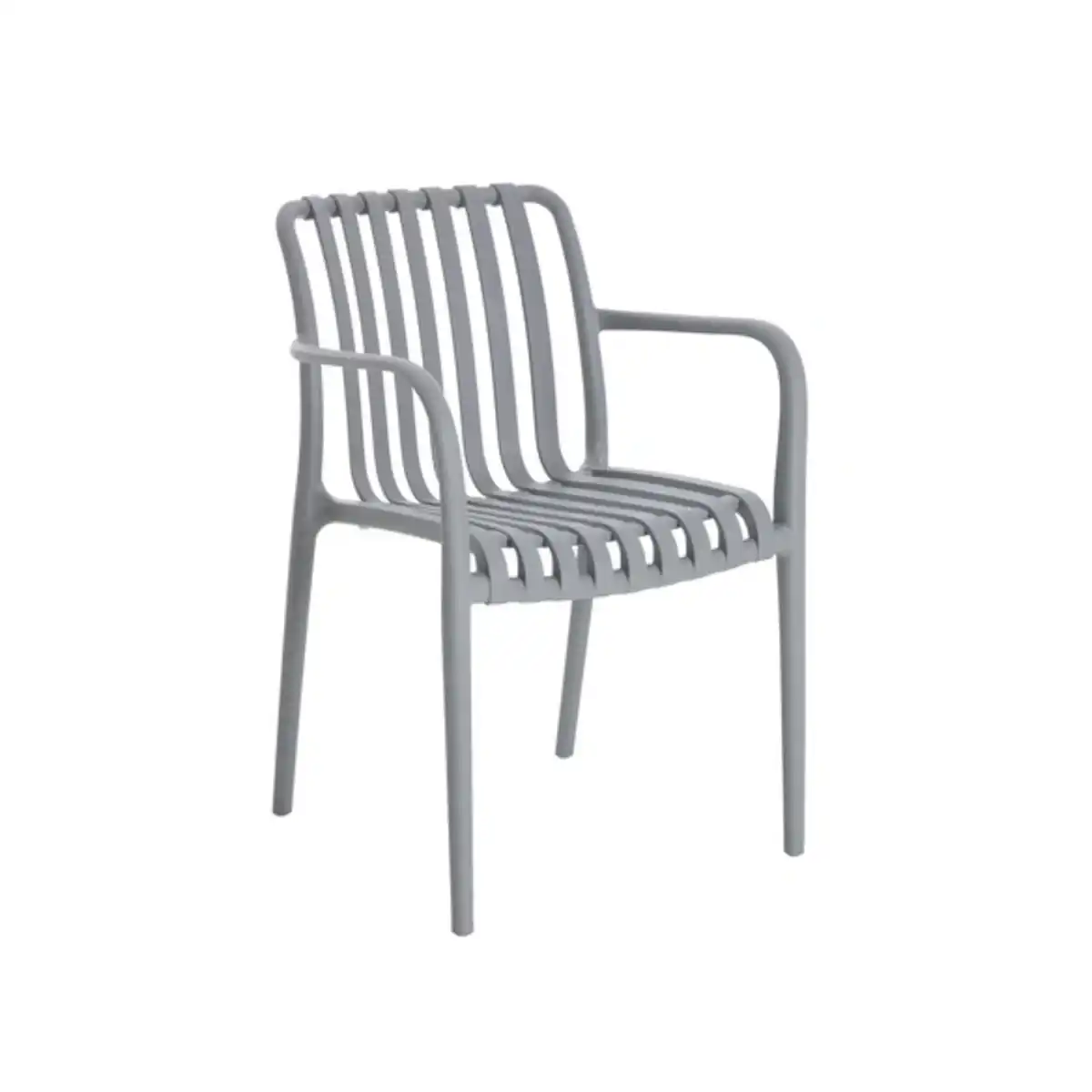 Bild 1 von Stapelstuhl »Rosika«, BxTxH: 56 x 42/58 x 81 cm, Kunststoff, hellgrau