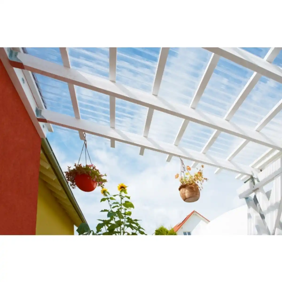 Bild 2 von Dachplatte, 2000x1040x0,8 mm (LxBxS), Polycarbonat, transparent