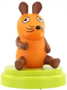 Die Maus Nachtlicht orange/weiß