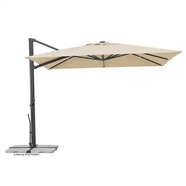 Bild 1 von Schneider Ampelschirm 'Rhodos Smart' naturfarben 300 x 300 cm