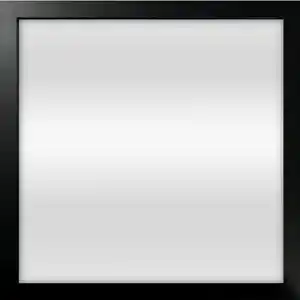 Spiegel »Brüssel«, 32,6x 32,6x 1,5 cm (LxBxS), schwarz