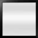 Bild 1 von Spiegel »Brüssel«, 32,6x 32,6x 1,5 cm (LxBxS), schwarz