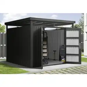 Gartenhaus, Metall, BxHxT: 260 x 218 x 260 cm (Außenmaße)