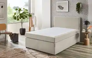 Boxspringbett Aspen, natur, 120 x 200 cm