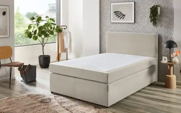 Bild 1 von Boxspringbett Aspen, natur, 120 x 200 cm