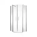 Bild 3 von Runddusche »Alexa Style 2.0«, BxH: 80 x 192 cm, ESG, Schwenktür, Ecke