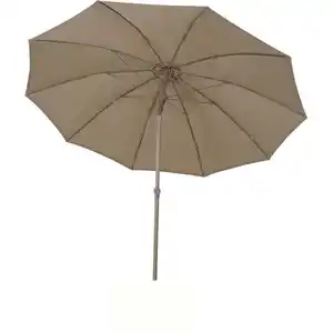 Siena Garden Mittelstockschirm 'Paolo Push' taupe Ø 270 cm