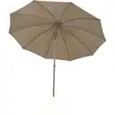 Bild 1 von Siena Garden Mittelstockschirm 'Paolo Push' taupe Ø 270 cm