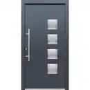 Bild 1 von Alu-Kunststoffhaustür 'Lugano' anthrazit/weiß 110 x 210 cm, Anschlag links