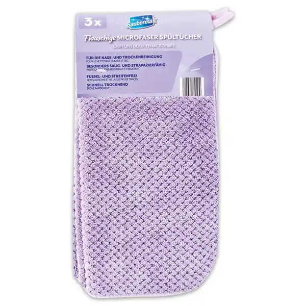 Bild 3 von Saubermax Microfaser-Zaubertücher / flauschige Spültücher