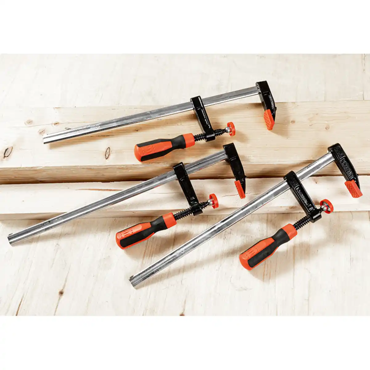 Bild 1 von Kraft Werkzeuge Schraubzwingen 3tlg.