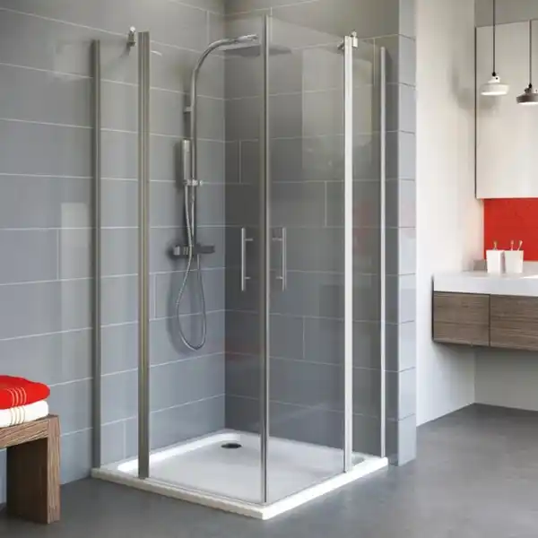 Bild 1 von Eckdusche »Alexa Style 2.0«, BxTxH: 80 x 80 x 192 cm