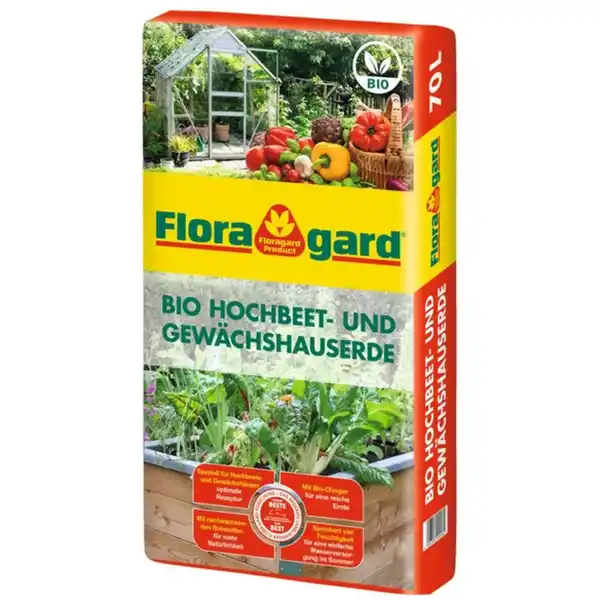 Bild 1 von Hochbeet- und Gewächshauserde, 70l Bio-Spezialerde, Torfreduziert, im Sack
