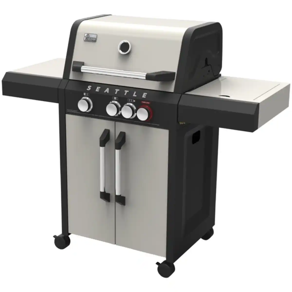 Bild 1 von Gasgrill, 3 Brenner, Grillfläche: 62 x 43 cm, mit Unterwagen