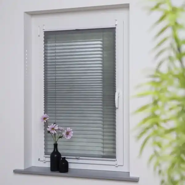 Bild 4 von Klemmfix Plissee »Easy«, grau, verspannt