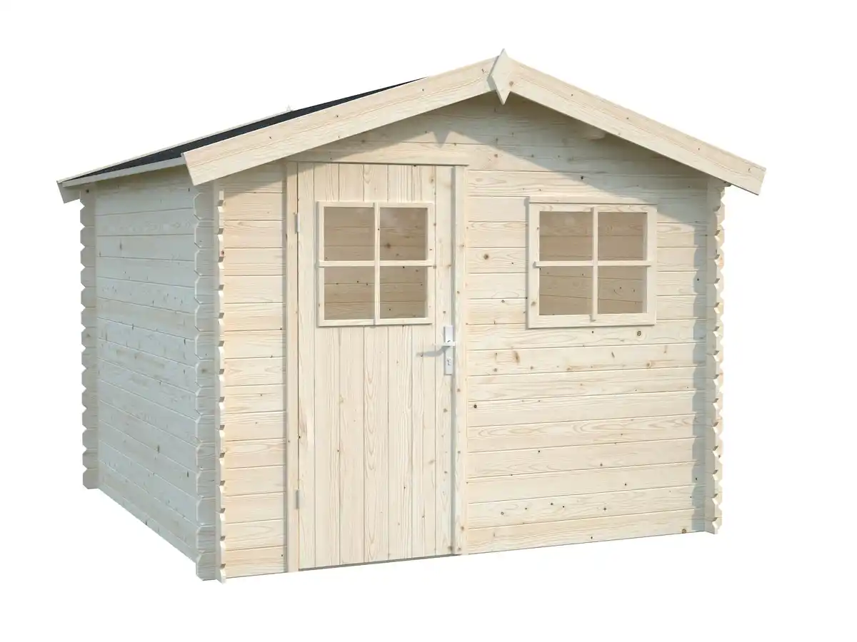 Bild 1 von Palmako Gartenhaus Mark 2 244 x 244 cm naturbelassen