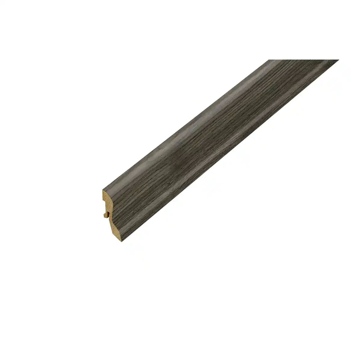 Bild 1 von Kosche Sockelleiste Eiche grau foliert, 2400 x 40 x 20 mm