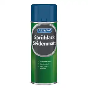 Sprühlack, enzianblau RAL 5010, seidenmatt, 400ml