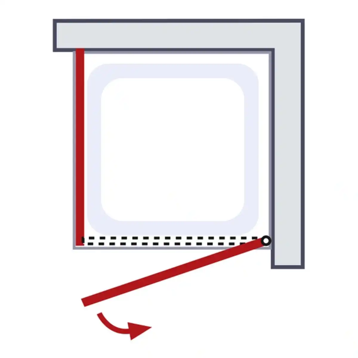 Bild 4 von Drehtür mit Seitenwand »Sirius«, Drehtür, BxH: 90 x 190 cm
