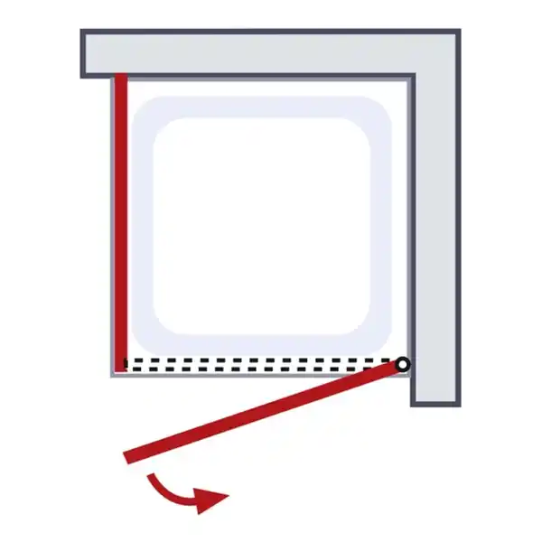 Bild 4 von Drehtür mit Seitenwand »Sirius«, Drehtür, BxH: 90 x 190 cm