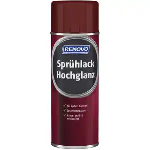 Sprühlack, karminrot RAL 3002, hochglänzend, 400ml
