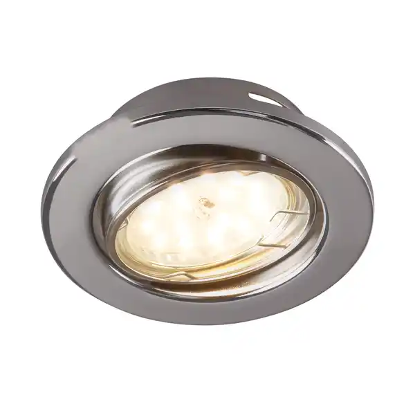 Bild 1 von toom LED-Einbauleuchten-Set chromfarben Ø 8,3 cm 3 Stück