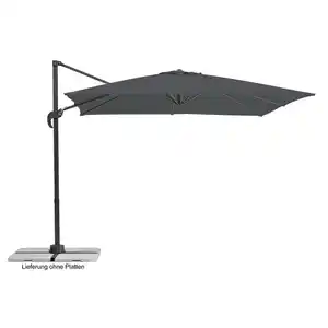 Schneider Ampelschirm 'Rhodos Junior' anthrazit 270 x 270 cm