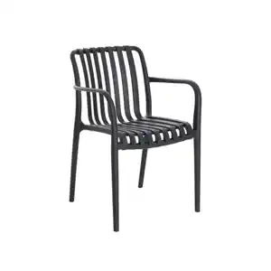 Stapelstuhl »Rosika«, BxTxH: 56 x 42/58 x 81 cm, Kunststoff, schwarz