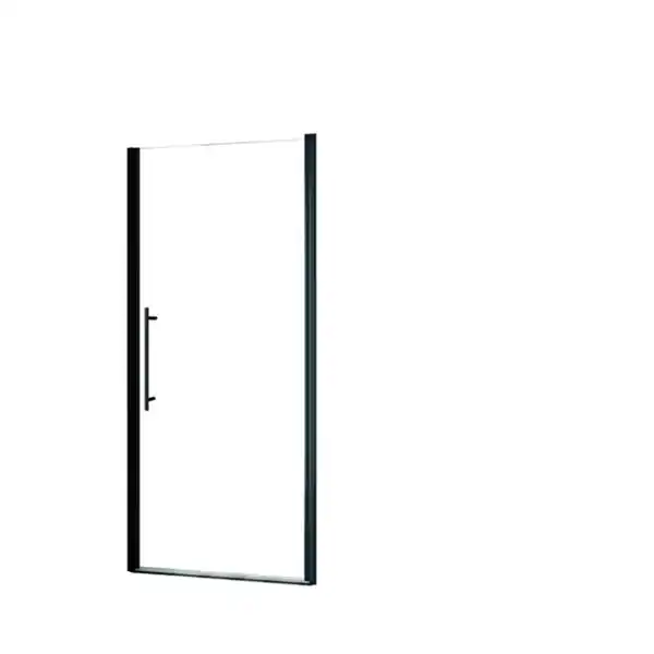 Bild 1 von Duschkabine »Alexa Style 2.0«, Drehtür in Nische, 80 x 192 cm, Mattschwarz