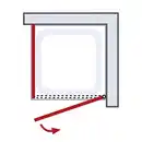Bild 4 von Duschwand »Alexa Style 2.0«, BxH: 90 x 200 cm, ESG, Drehtür mit Seitenwand, Ecke
