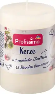 Profissimo Kerze rustik 80/58 elfenbein