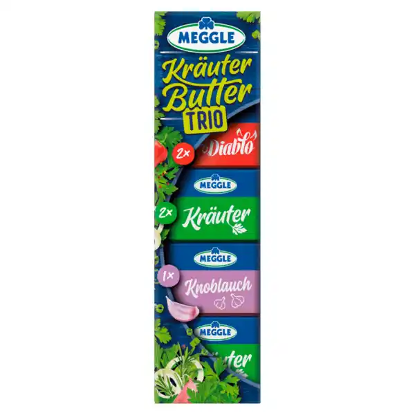 Bild 1 von Meggle Kräuterbutter Trio 100g