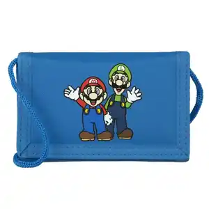 Super Mario - Brustbeutel - blau