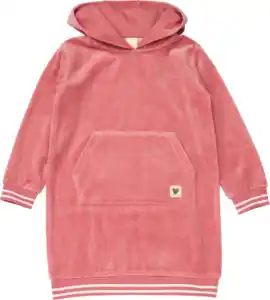 ALANA Kleid aus Velours mit Kapuze, rosa, Gr. 140
