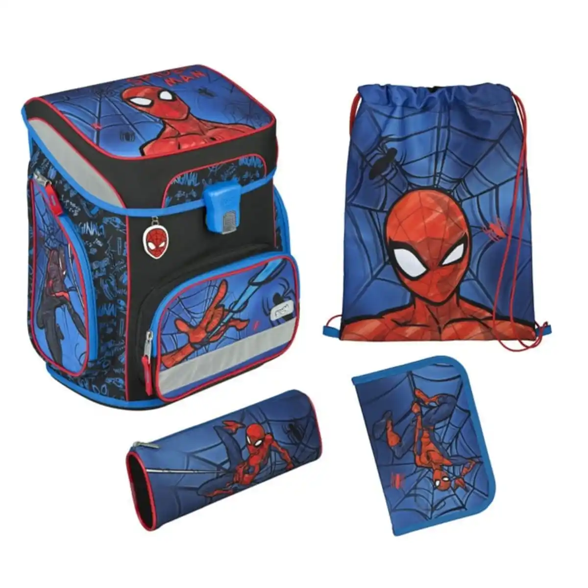 Bild 1 von Spider-Man - Scooli EasyFit - Schulranzen Set - 5-teilig