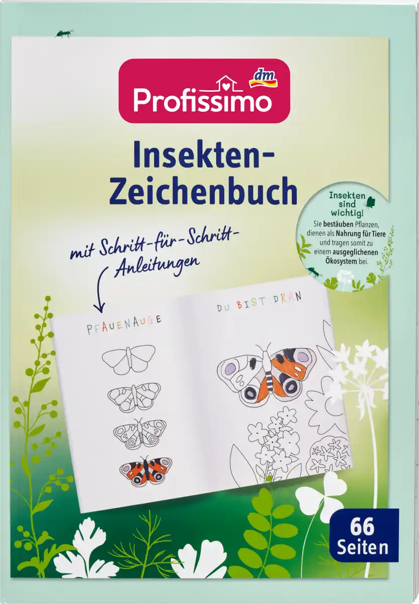 Bild 1 von Profissimo Insekten Zeichenbuch
