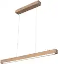Bild 1 von SPOT Light Pendelleuchte SMAL, Dimmfunktion, LED fest integriert, Warmweiß, Hängeleuchte, Eichenholz, mit integriertem 24V-LED-Modul, Touch Dimmer