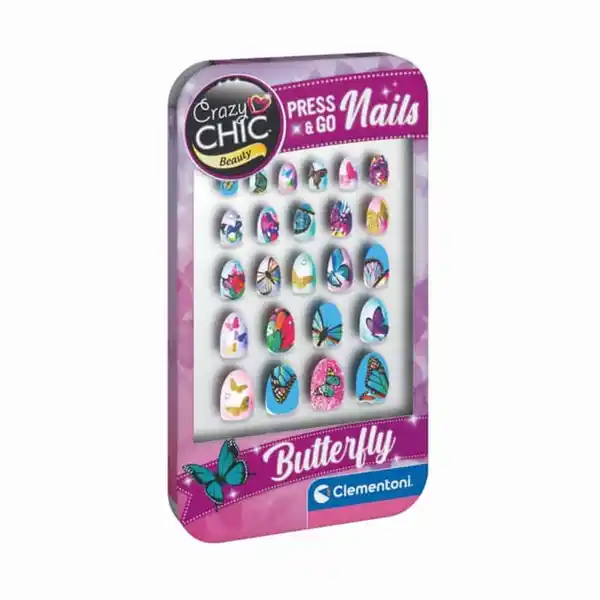 Crazy Chic Press Go Nails Schmetterlinge Im Angebot Aktuelle 