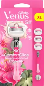 Gillette Venus Rasierer, Pro Comfortglide Tropical, Starterset