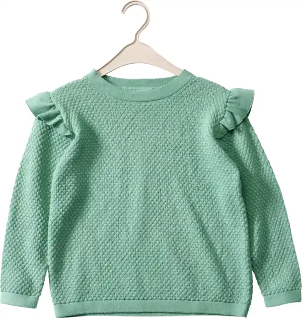 Bild 1 von ALANA Pullover mit Rüschen, grün, Gr. 134