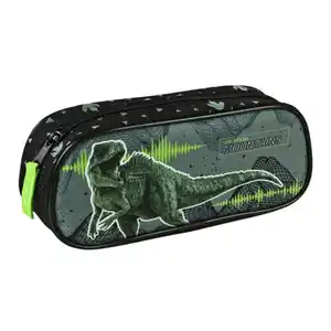 Jurassic World - Sch&#252;leretui - gr&#252;n/schwarz
