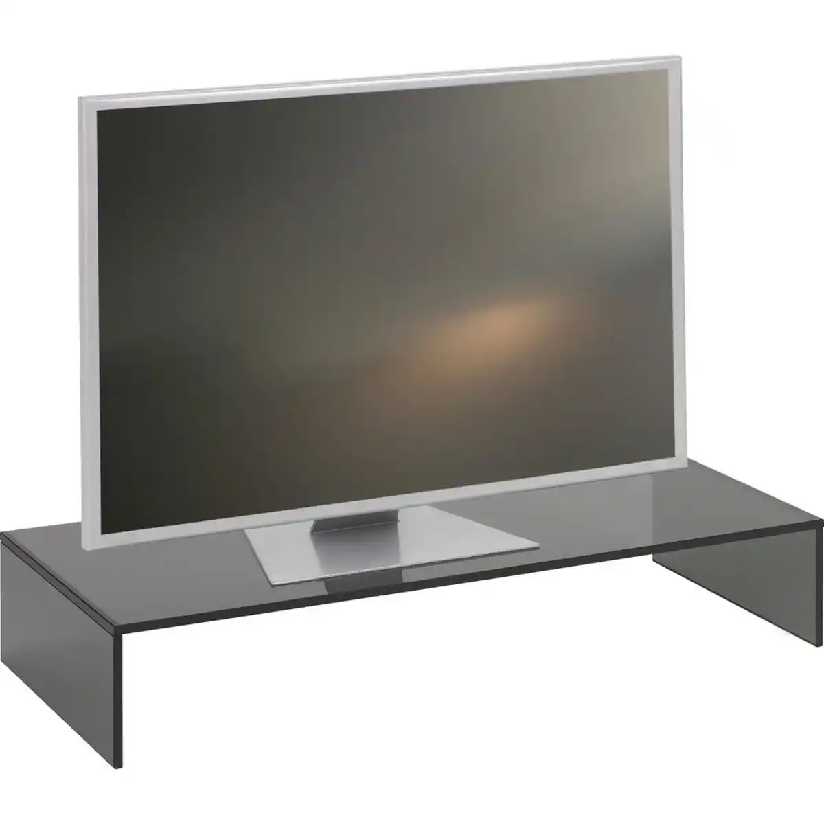 Bild 1 von Xora Tv-Aufsatz, Grau, Glas, 80x14x35 cm, Wohnzimmer, TV Möbel, TV-Aufsätze