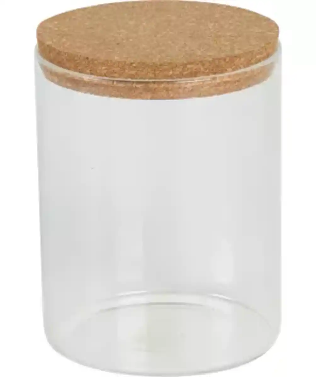 Bild 1 von Vorratsglas mit Korkverschluss, transparent